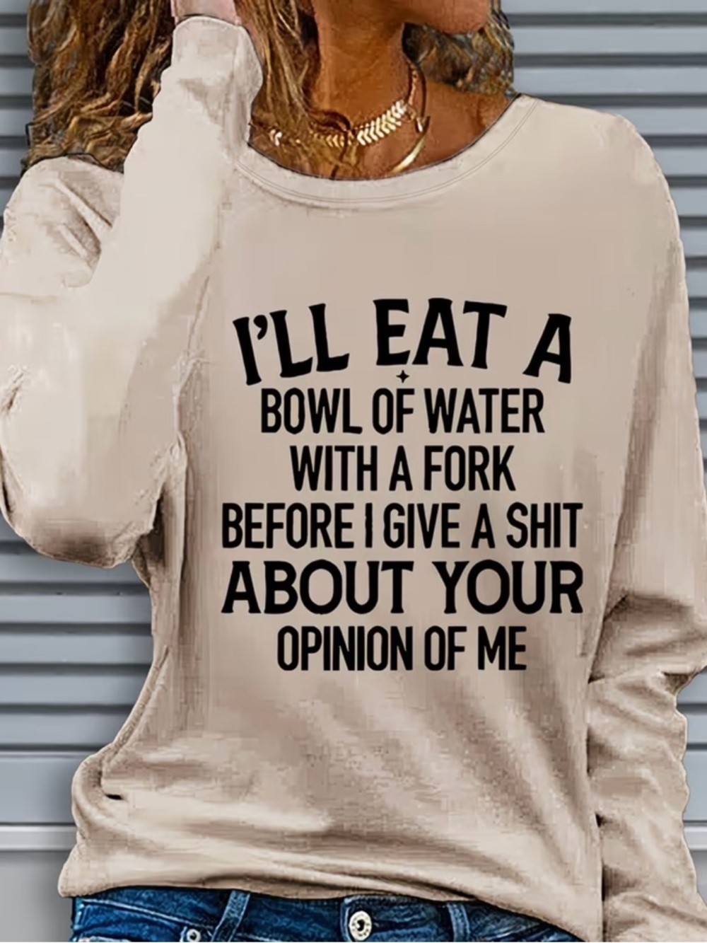 NWOT Women'S Long Sleeve Crew Neck op ion T-Shirt  - 100% Polyester s  XL